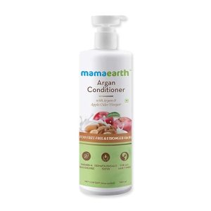 Mamaearth Argan & Apple Cider Vinegar Hair Conditioner For Dry & Frizzy Hair, with Argan Oil & Apple Cider Vinegar for Frizz-Free and Stronger Hair - 250ml - Image 1