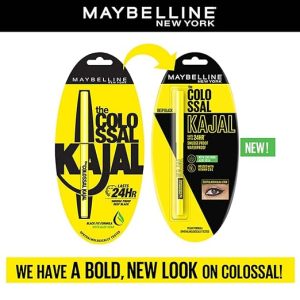 Maybelline New York Colossal Kajal, Intense Colour, Waterproof, Long lasting 24Hrs Stay, Black, 0.35g - Image 5