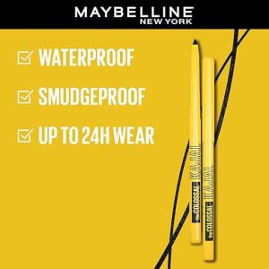 Maybelline New York Colossal Kajal, Intense Colour, Waterproof, Long lasting 24Hrs Stay, Black, 0.35g - Image 2