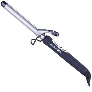 Mr Barber Curl On Curling Tong 22mm Ceramic Infused Barrel, Hair Curling Tong - Black Hair Curler - Image 1