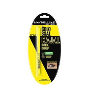 Maybelline New York Colossal Kajal, Intense Colour, Waterproof, Long lasting 24Hrs Stay, Black, 0.35g - Image 1