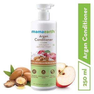 Mamaearth Argan & Apple Cider Vinegar Hair Conditioner For Dry & Frizzy Hair, with Argan Oil & Apple Cider Vinegar for Frizz-Free and Stronger Hair - 250ml - Image 7