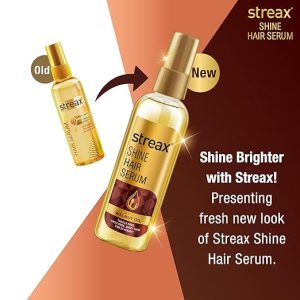 Streax Hair Serum 115ml, Vitalized with Walnut Oil, For Hair Smoothening & Shine. Hair Serum for dry, frizzy hair for men and women - Image 5