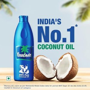 Parachute Coconut Oil 300 ml - Bottle - Image 5