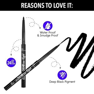 Blue Heaven Mesmerising Eye Kit Combo Pack of 4 | Kajal, Mascara, Eyeliner & Brow Definer |Long lasting, Smudge proof & Waterproof, Matte Finish for naturally fuller look, 0.6gm+9ml - Image 3